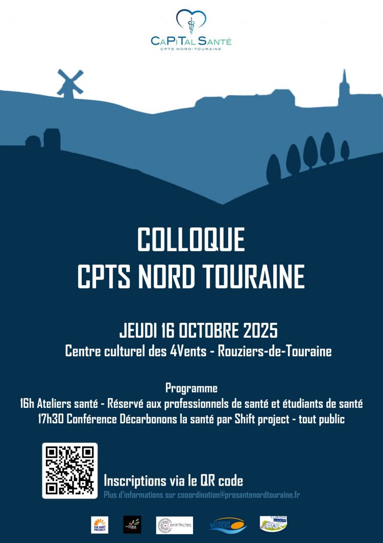 affiche colloque CPTS Nord Touraine